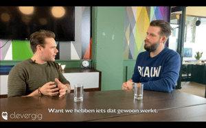 André Duijkers en Arnoud Visser clevergig show 