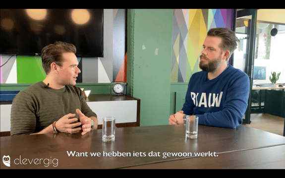 André Duijkers en Arnoud Visser clevergig show 