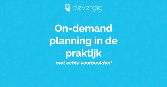 Social Sharing plaatje over on-demand planning in de praktijk
